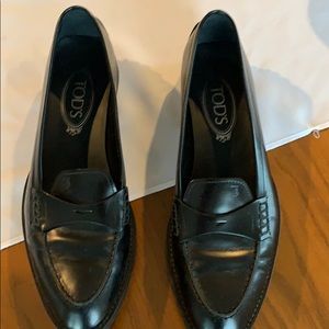 Tod’s London black loafers like new EU 39 US 8.5-9